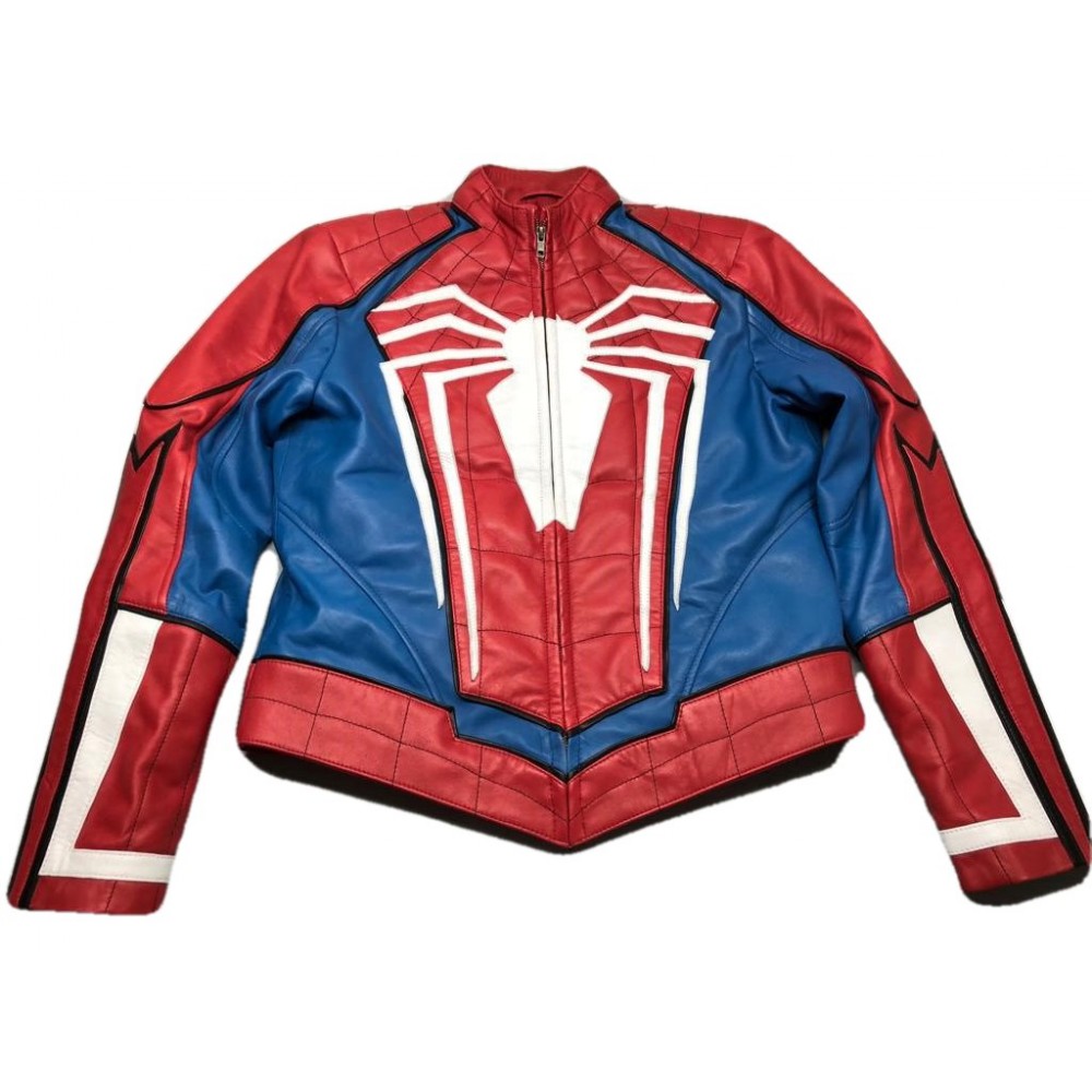 SpiderMan PS4 Video Game Leather Jacket for sale